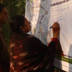 Community mapping drive at Frazer Town