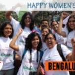 Marching for a safer Bengaluru, Team-BNY celebrates 2014 International Women's Day